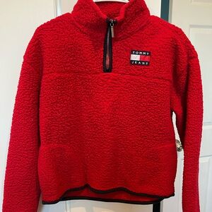 Tommy Hilfiger Red Sherpa Jacket